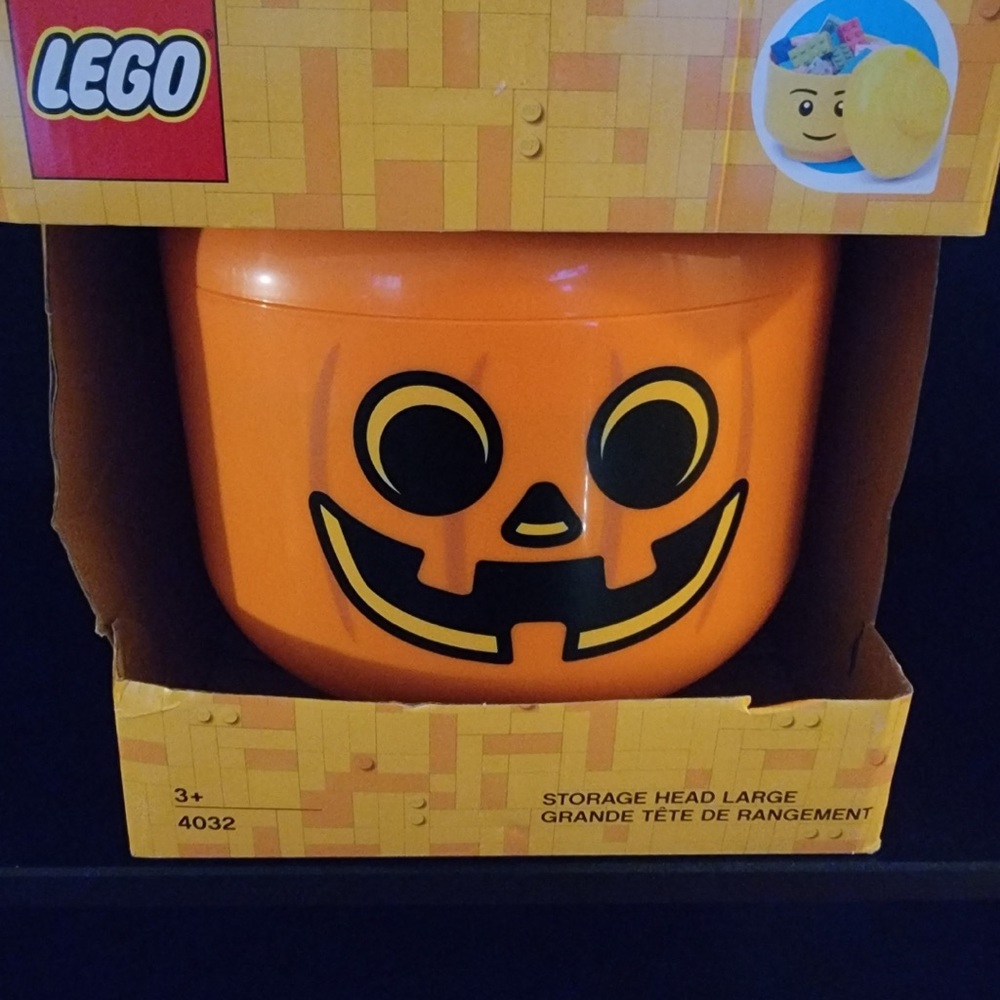 Lego-Halloween Large Storage Pumpkin Head. 4 items available in stock.